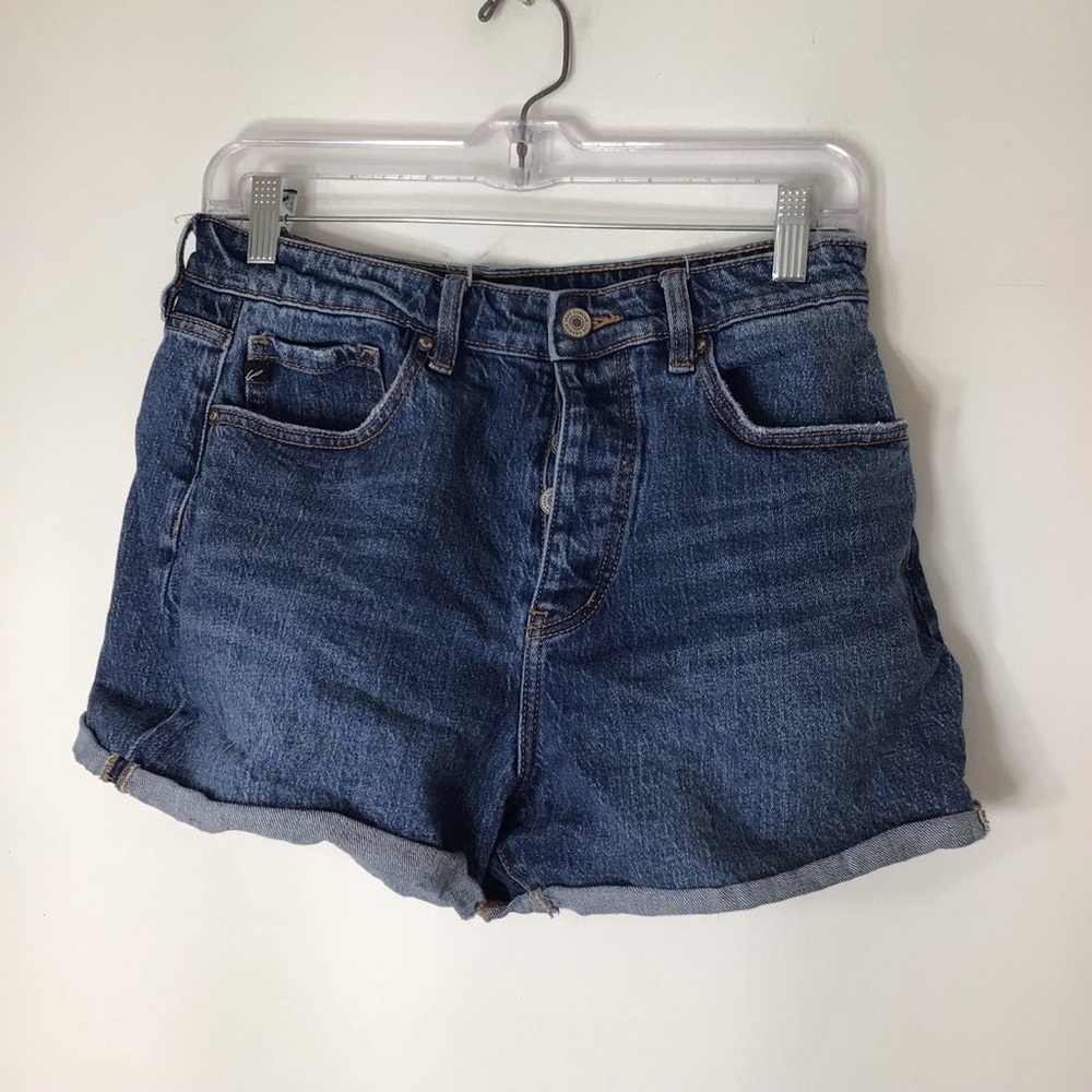 Kancan denim Jean shorts women 28 blue